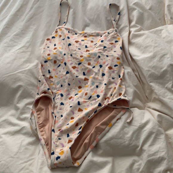 Madewell Second Wave Straight Swimsuit Medium - Picture 3 of 6